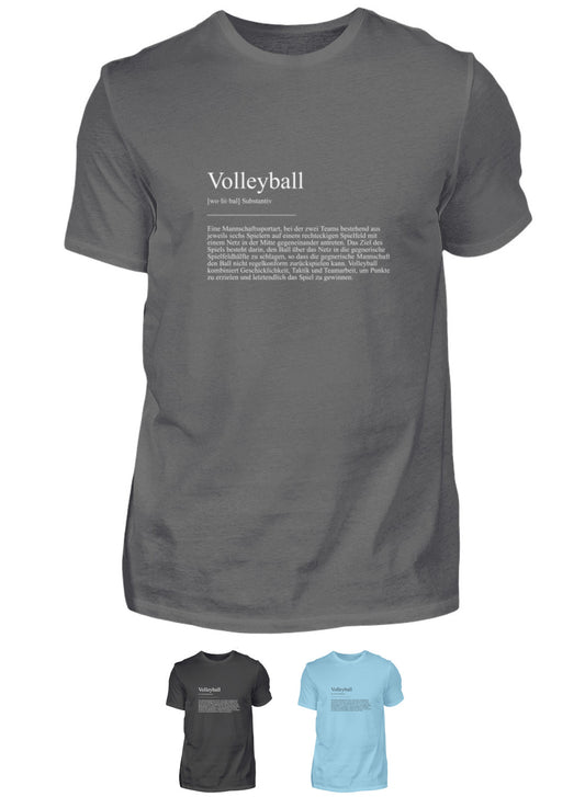 Definition Volleyball  - Herren Premiumshirt