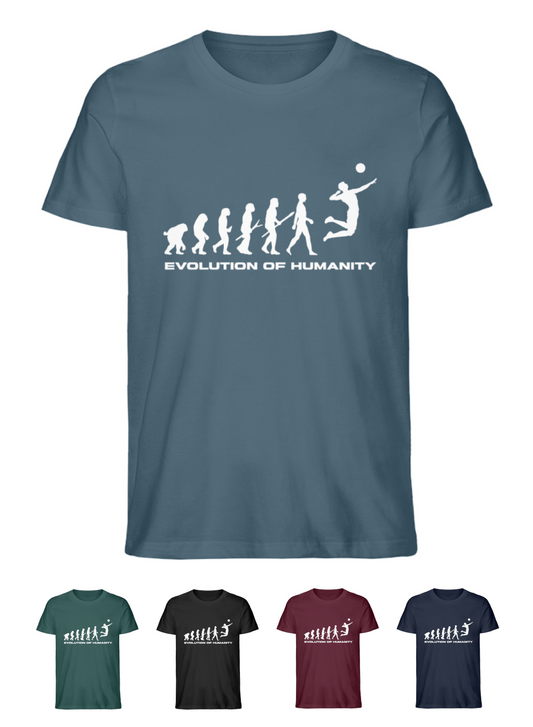 Evolution of Humanity - Unisex Premium Organic Bio-Baumwolle Shirt
