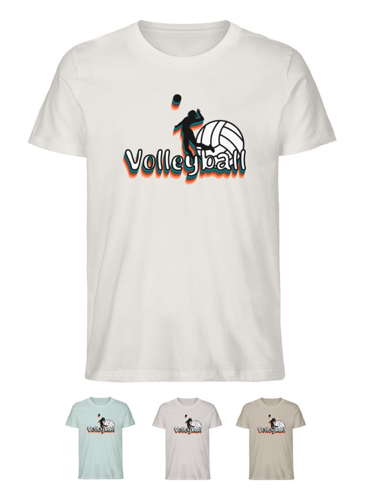 Retro Volleyball - Damen Premium Organic Bio-Baumwolle Shirt