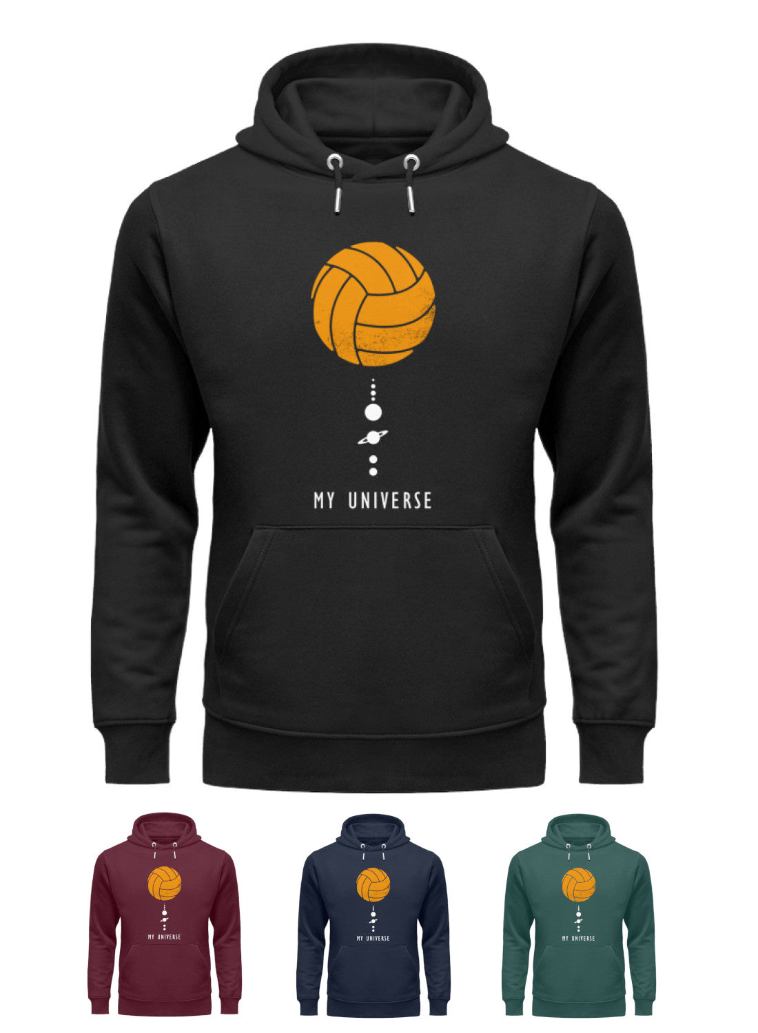 Volleyball is my Universe  - Unisex Organic Bio-Baumwolle Hoodie