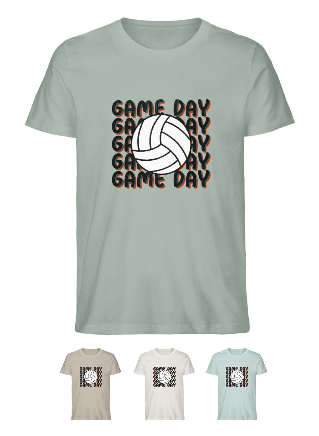 Game Day Vintage  - Unisex Premium Organic Bio-Baumwolle Shirt