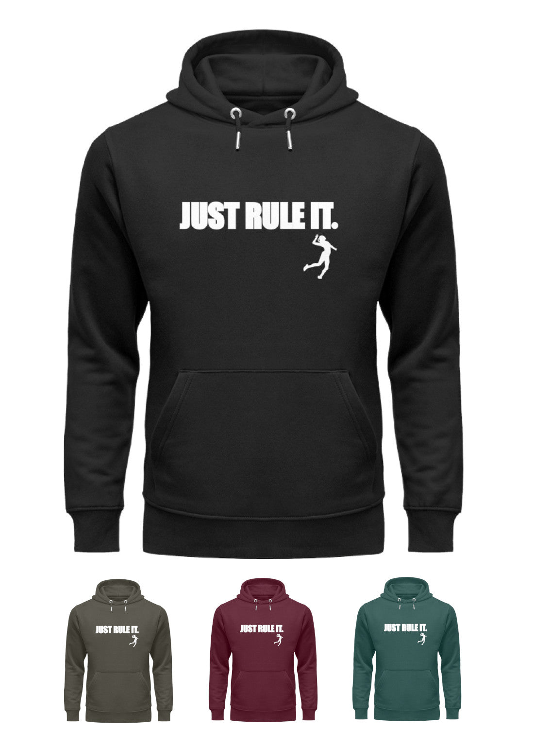 JUST RULE IT.  - Damen Organic Hoodie